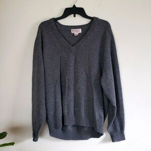 Heather and tweed Lambswool sweater